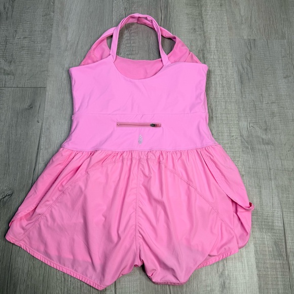 Free People FP movement Pink Runsie Romper Size Large - Picture 8 of 8